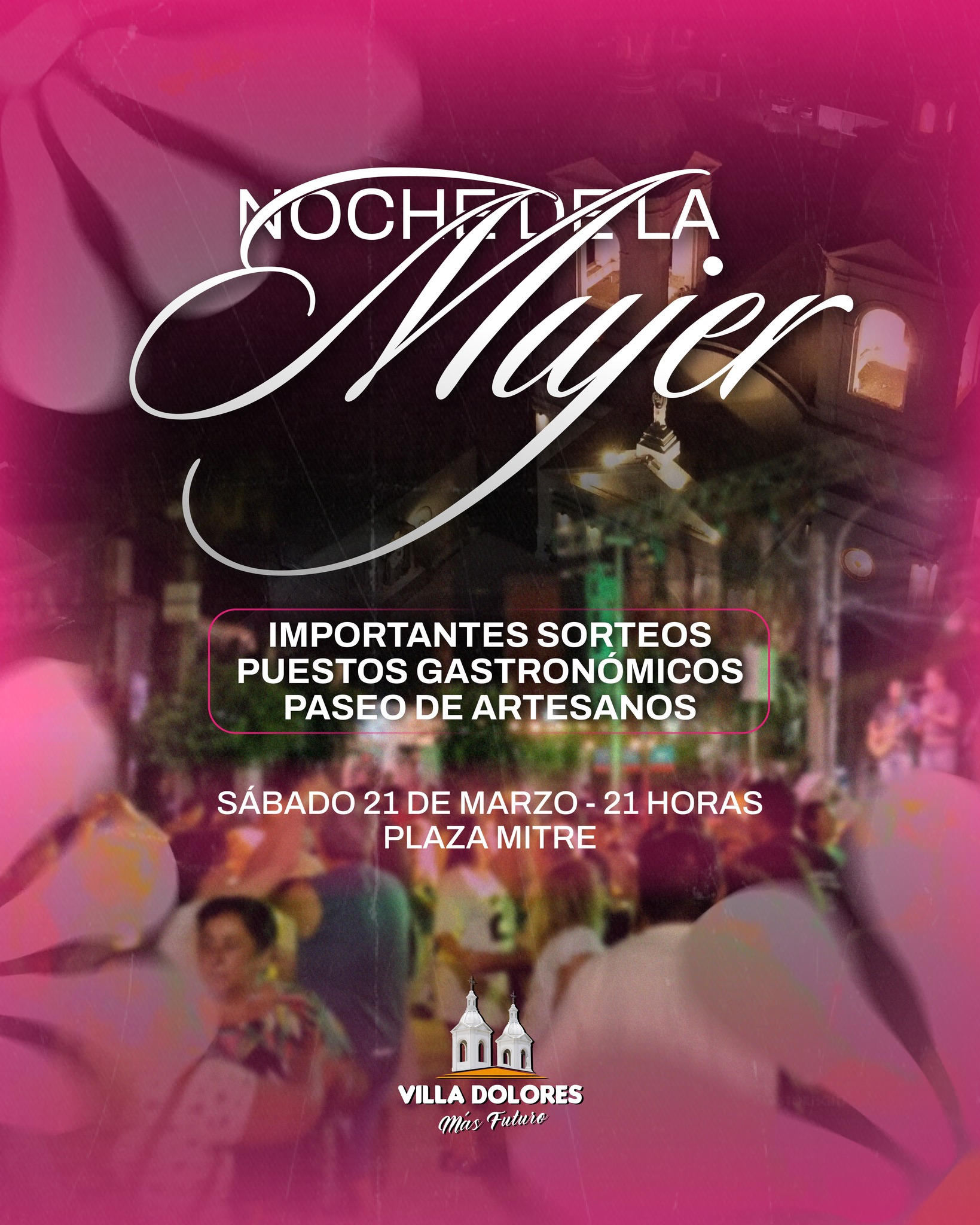 NUEVA FECHA: NOCHE DE LA MUJER EN PLAZA MITRE