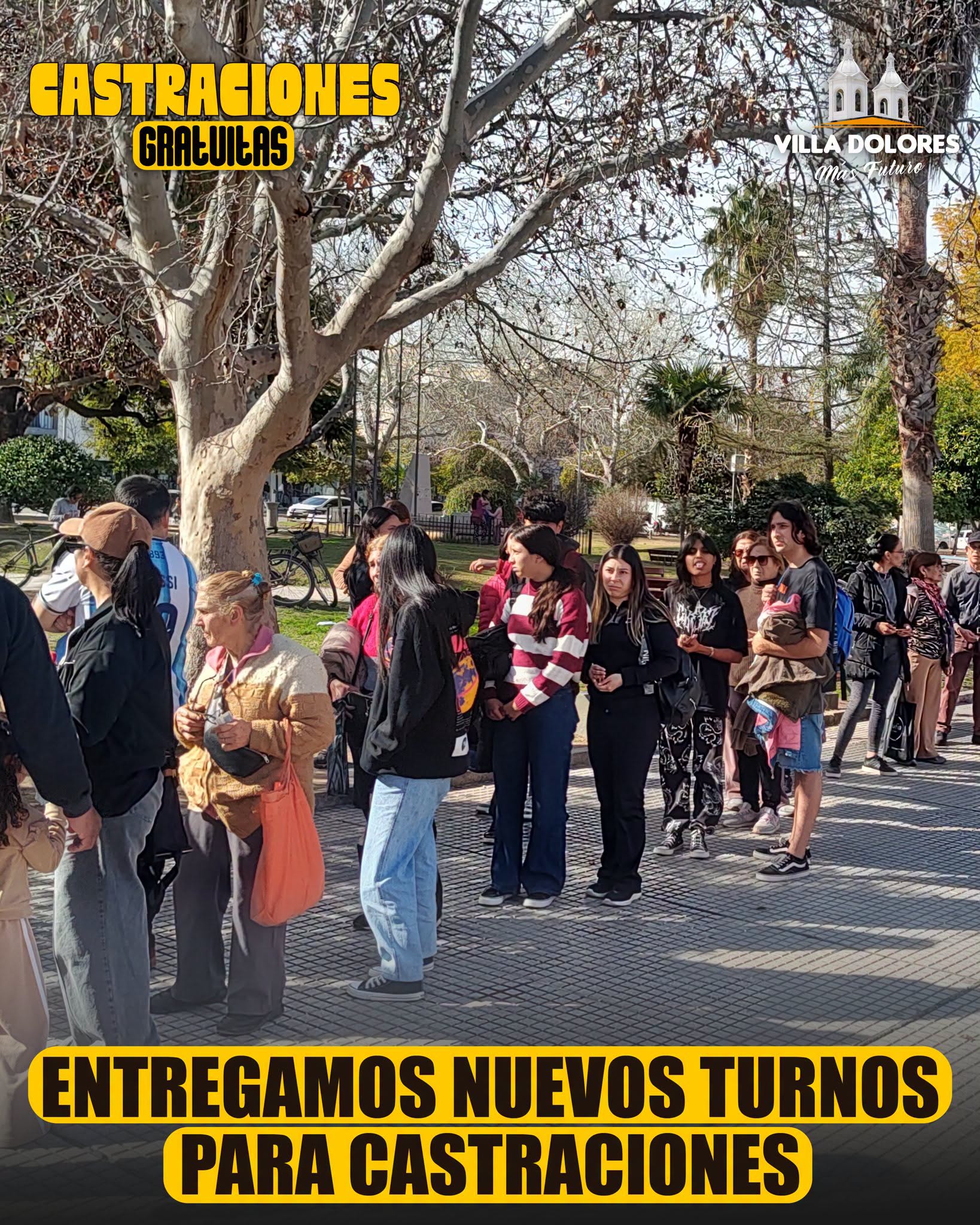 Villa Dolores entregó nuevos turnos para castraciones gratuitas de perros y gatos