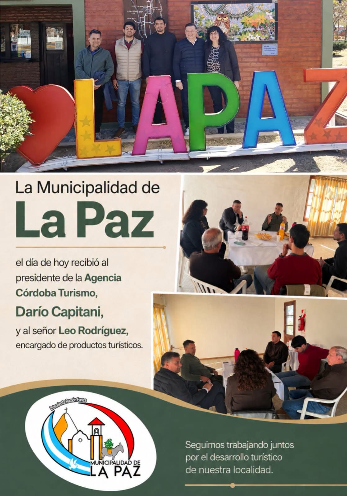 La Paz recibió la visita de autoridades de Turismo de la Provincia