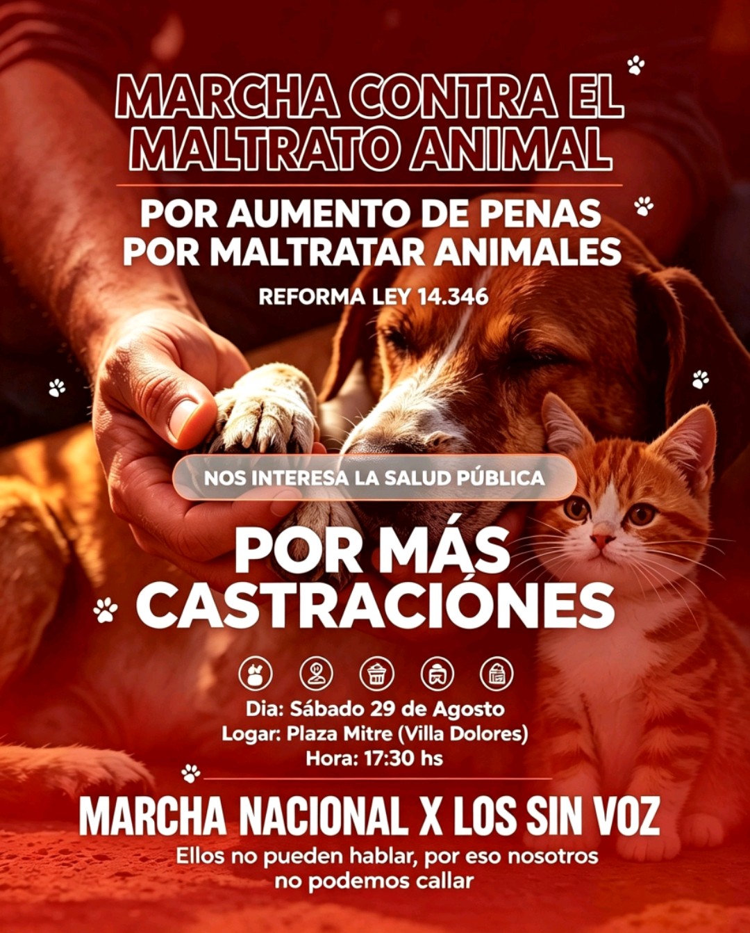 ¡MARCHA POR LOS SIN VOZ!   