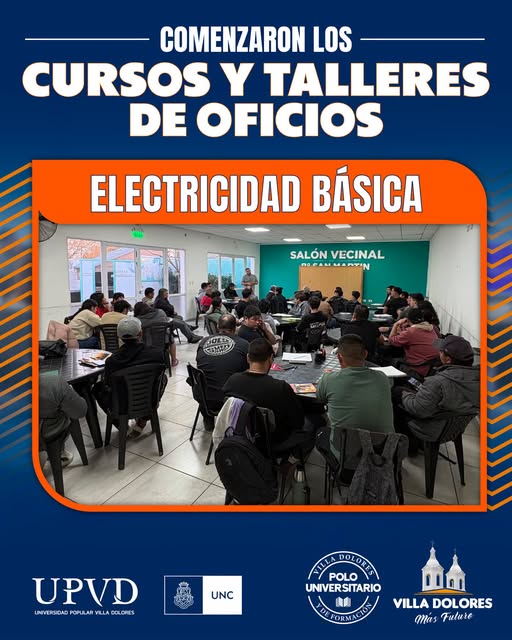 COMENZARON LAS CLASES DEL SEGUNDO SEMESTRE DE LOS CURSOS Y TALLERES DE OFICIOS